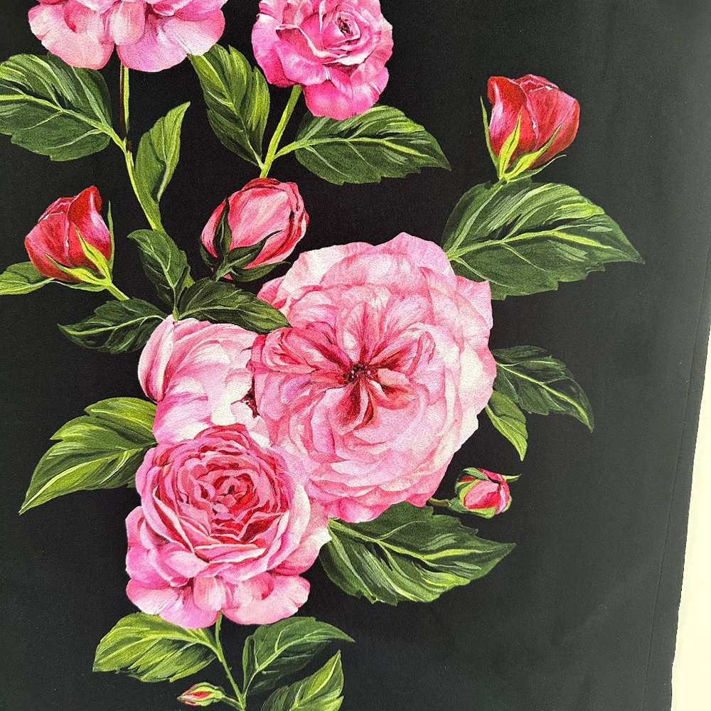 Dolce Gabbana Peony Dress IT 40 - Picture 3 of 6